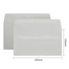 Cartão postal de estilo ocidental sem palavras em branco, cartão de felicitações de negócios, envelope branco com adesivo AB, saco de papel autoadesivo