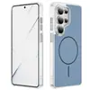 Funda de teléfono transfronteriza adecuada para Samsung Fold Z FLIP7, funda de teléfono magnética estilo retro para Galaxy S26