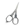 Tijeras especiales para herramientas de pesca, Tijeras extensibles multifuncionales de 8 caracteres, Tijeras para línea de pesca de piel de plomo, Tijeras de viaje plegables de aleación de zinc