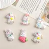 Accesorios de Resina DIY de Dibujos Animados Joyería Perro Lindo Pasador Funda para Teléfono Móvil Hebilla de Zapato Llavero Colgante Accesorios