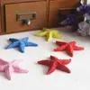 Resina mediterrânea cinco dedos pãozinho cozido onda estrela-do-mar aquário pequena decoração mini estrela-do-mar 7,5cm