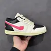 Zapatillas Unisex Auténticas Putian Shoes Aj1 de Caña Baja Cuero Genuino Moca Baloncesto Jordan Low Se Edición Limitada San Valentín Zapatos Casuales