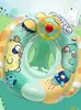 Flotador de Natación de Dibujos Animados con Lentejuelas Transfronterizo, Anillo Flotador Inflable de PVC Engrosado para Axilas de Adultos y Niños
