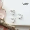 Substituição de Alta Qualidade Cristal K9 Diamante Branco Manicure Diamante Joias Coração Explosivo Ovo de Pombo Diamante Pedregulho de Ângulo Reto Joias