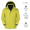 Cortavientos tres en uno forro polar desmontable ropa de trabajo empresa de impresión grupo de ropa de trabajo cortavientos engrosado con forro polar