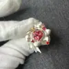 Romance de Punta de Dedo Anillo de Moño con Forma de Huevo de Zafiro Imitación Delicado para Mujer con Diseño Único