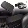 Adecuado para modelos 25 y 26 de la Caja del Reposabrazos Central de CRV, Cubierta Protectora Acolchada, Reposabrazos de Cuero para Caja, Cubierta de Cuero Específica para el Interior del Automóvil