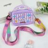 Nuevo monedero creativo aguacate caricatura lindo fresa bolsa silicona niños mini accesorios Bolso de Moda