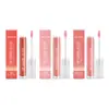 Serie de Brillo Labial Hidratante con Brillo Fino Zephoco Brillo Labial Brillante Color Natural Ligero Larga Duración Lápiz Labial Brillo Labial