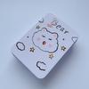Nueva Caja Rectangular de Hojalata de Dibujos Animados Linda Caja para Horquillas, Tarjetas, Stickers, Caja Navideña para Dulces, Caja de Almacenamiento de Regalos al Mayoreo