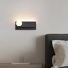 Nueva Lámpara de Pared de Hotel Nórdica Simple Moderna Multifuncional para Dormitorio Mesita de Noche Atmósfera Carga Móvil Lámpara de Pared Transfronteriza