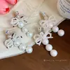 Pasador de Pelo de Moño Incrustado de Diamantes y Perlas, Pinza de Pato de Estilo Francés de Alta Gama y Exquisita, Diseño Elegante, Exquisito Accesorio para el Cabello