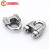Abrazadera de Cable de Acero Inoxidable 304 Abrazadera de Cable en Forma de U Abrazadera Anillo de Elevación Tornillo Abrazadera de Cable Hebilla de Abrazadera en Forma de U Abrazadera de Cable