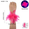 Amazon Cross-Border Halloween Flor de Pulso Fluorescente Festa de Feriado Fantasia Adereço para Foto Crânio Abóbora Pulseira Flor