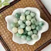 Cuentas Redondas de Ámbar de Tres Flores Naturales, Pulsera de Raíz de Bodhi Cuentas Sueltas, Pulsera de Semillas de Bodhi Premium de Alta Calidad para DIY Venta al por Mayor
