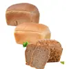 Pão Integral Russo Daliba Sem Sacarose Adicionada Substituição de Refeição Fitness Baixo Teor de Gordura Torrada Fatiada Pão Preto Lanches Nutritivos