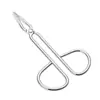 Pinça de Sobrancelha de Aço Inoxidável, Pinça de Sobrancelha Curva, Pinça para Pelos do Nariz e Barba, Pinça para Pelos do Lábio, Pinças de Sobrancelha, Presilhas de Sobrancelha