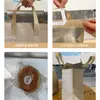 Bolsa de Aislamiento No Tejida Desechable para Repostería, Postres, Horneado y Almacenamiento en Frío, Empaque Espesado para Llevar con Asa