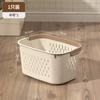 Cesto de roupa suja grande cesta de armazenamento doméstica cesta de roupa suja respirável cesta de lavanderia de plástico dormitório banheiro cesta de armazenamento portátil