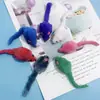 Gato pelúcia rato cor pena rato gato auto oi brinquedo farfalhar para divertir gato pet