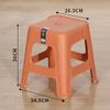 Taburete de plástico extra grueso, moderno, sencillo, grueso, para el hogar, estilo nórdico, silla duradera, taburete alto cuadrado, banco moderno simple