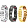 Yanyu Amazon Temu Venda Quente Transfronteiriça Pulseira Masculina Magnética Destacável de Duas Fileiras Pulseira de Casal Europeia e Americana