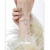 Pulsera de Oso Blanco de Dibujos Animados con Cuentas de Alto Sentido Nueva Pulsera de Perlas Lindo Estilo de Chica Dulce Pulsera Elegante Venta al por Mayor