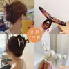 Pinza de Metal Estilo Coreano para la Parte Posterior de la Cabeza, Pinza de Tiburón al Mayoreo, Pinza Grande para el Cabello, Accesorio para el Cabello, Pinza para el Cabello de Perlas