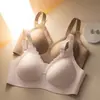 Sutiã Renda Plus Size Sem Costura com Suporte Líquido Macio, Dropshipping para Live Streaming, Sutiã Push-Up para Seios Pequenos, Comércio Exterior Transfronteiriço