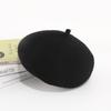Boina de lana estilo coreano otoño e invierno sombrero nuevo para niños sombrero de pintor de color sólido sombrero de hongo de estilo japonés combinable sombrero octogonal