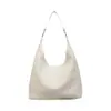 Bolso de hombro tejido para mujer, bolso casual retro de gran capacidad, bolso versátil para el hombro para ir al trabajo, sensación de nicho y alta gama