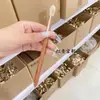 Brocha para Sombras de Ojos de Crema a Polvo Forma de Llama Base Difuminadora Sombra de Nariz Brocha de Maquillaje Cangzhou Pelo Animal