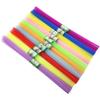 Estrella Plegable Micro-Luminosa Tubo de Plástico Estrella de Cinco Puntas Botella de los Deseos Rosa Trenzada DIY Estrella de la Suerte Apilada Papel de Paja