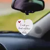 Colgante Plano de Corazón de Acrílico para Nuevo Producto Transfronterizo Decoración de Espejo Retrovisor de Coche Colgante para Fiesta Fiesta Hogar