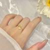 Fangxing Super anillo de tulipán de hadas para mujer plata esterlina S925 con incrustaciones de diamantes anillo de índice de flor abierta lujo ligero romántico alto sentido