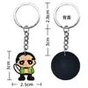 Chaveiro de Boneco Desenho Animado Halloween Amazon Borracha Macia PVC Pingente de Bolsa Estilo Escuro Chaveiro de Mochila Em Estoque