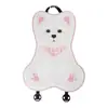 Lluvia Azul Otoño e Invierno Reposacabezas y Soporte Lumbar de Coche Perro de Felpa Cojín Lumbar para Coche Dibujos Animados Almohada Cervical para Coche Respaldo