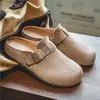 2026 Verano Nueva Moda Transpirables Finos Zapatos Birkenstock Zapatos de Suela Gruesa Zapatos Ligeros de Malla Zapatos Casuales para Hombre Zapatos de Terciopelo