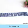 Criação Criativa de Anel de Porcelana Azul e Branca Estilo Chinês Material de Borda Adesivos de Parede Decorativos Tema de Layout de Sala de Aula de Jardim de Infância Parede