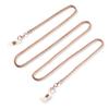 Cordão de Metal para Óculos Lanyard Acessórios para Óculos Cor Espessa Galvanizada Preservadora de Cor Corrente Oca Estendida