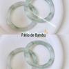 Imitação de vidro Jade barra redonda grossa pulseira de jardim de bambu pulseira de sino passo a passo pulseira para amigas pulseira feminina mesmo estilo do Pequeno Livro Vermelho