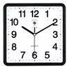 Reloj de Pared Cuadrado para Sala de Estar Silencioso Reloj Electrónico Moderno Casual de Moda Calendario Doméstico Creativo Reloj de Cuarzo