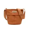 Bolsa Transversal Feminina Nova Outono Inverno Grande Capacidade Veludo Cotele Estilo Japonês Retrô Estilo Harajuku Bolsa de Ombro Bolsa Feminina para o Trabalho