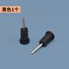 Tapón antipolvo de silicona con orificio para auriculares de 3,5 mm, conector de goma para auriculares de teléfono móvil, tapón de goma suave.