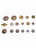 Arandela Plana de Latón Puro Estilo Antiguo Base de Manija de Forma Irregular Pieza de Mueble de Latón Clásico Vintage Accesorios de Cobre