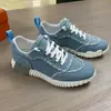 Zapatillas de Malla Transpirable para Hombre 2026 Mezclilla de Corte Bajo con Cordones Zapatos Casuales Suela Gruesa Bloques de Color Moda Tendencia Marca Zapatos