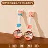 Cucharas de Cerámica con Color Bajo Esmalte para una Familia de Cuatro, Cucharas de Sopa con Forma Linda para Niños, Juego Familiar de Cuatro