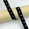 Fita preta de veludo tecida com trama de grampo para tecido de estofamento de cortina e sofá, acessórios de costura DIY, acessórios têxteis para casa