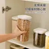 Cocina Transparente Almacenamiento Giratorio Sellado Tarro Grado Alimenticio Acero Inoxidable 304 Filtro para Cold Brew Yogurt Caja de Almacenamiento