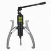 Extrator hidráulico duas garras três garras 5t10t20t30 toneladas 50 ferramenta integrada para remoção de rolamentos extrator de engrenagem horizontal dividido
